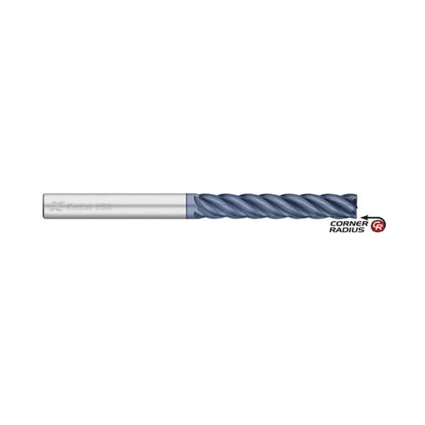 Kodiak Cutting Tools 5/8 VI Pro Carbide Endmill 5 Fl Extra Long ALCRO-MAX w/Corner Rad 5551607 - main
